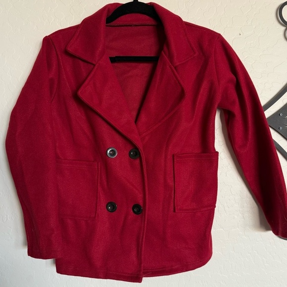 Jackets & Blazers - 4/$20 Stylish Red Jacket - Size Small